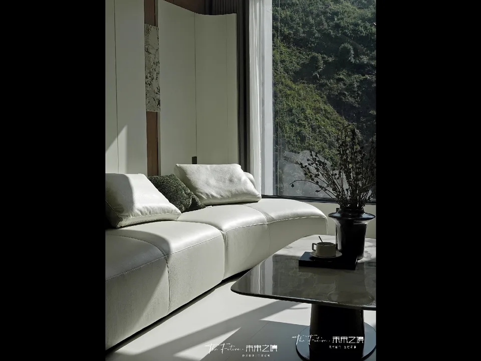 未来之境与侨发联名高端样板间全屋木作实景